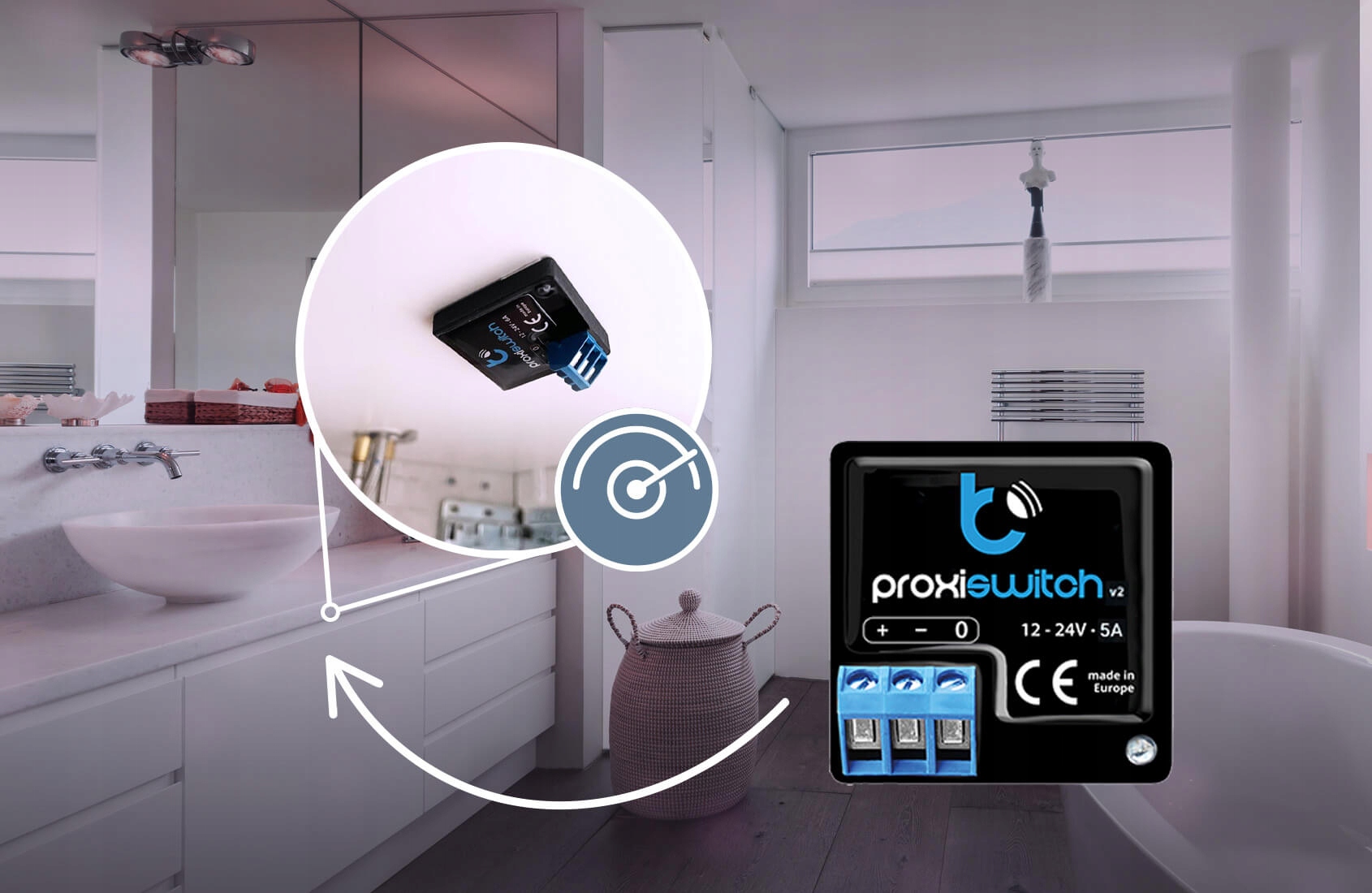 Włącznik pojemnościowy proxiSwitch V2 BLEBOX Marka Blebox