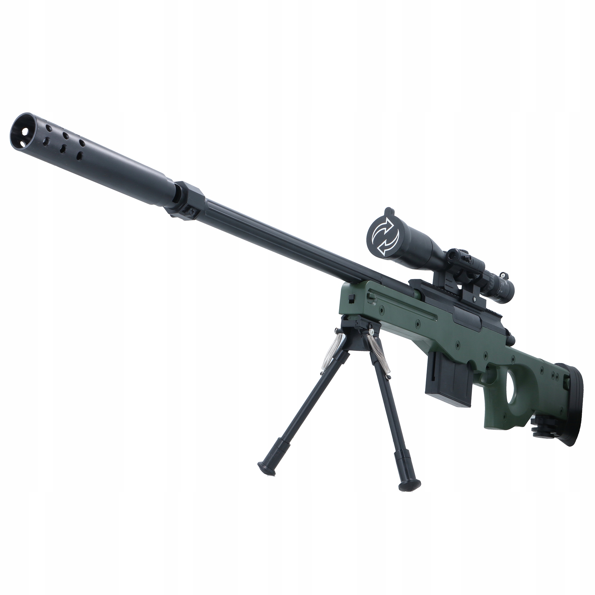 

Karabin Snajperski Awp Na Kulki Laser Luneta Gun