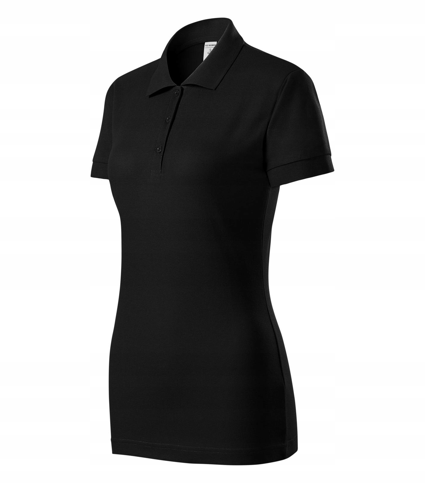 

Damska koszulka Polo Malfini P22 Bluzka czarna 3XL