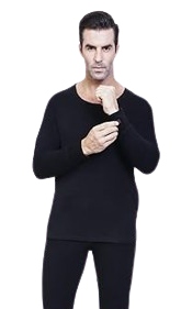 Jinpei Pánské Pyžamo Vyhřívané Na Baterie Černá L Jge