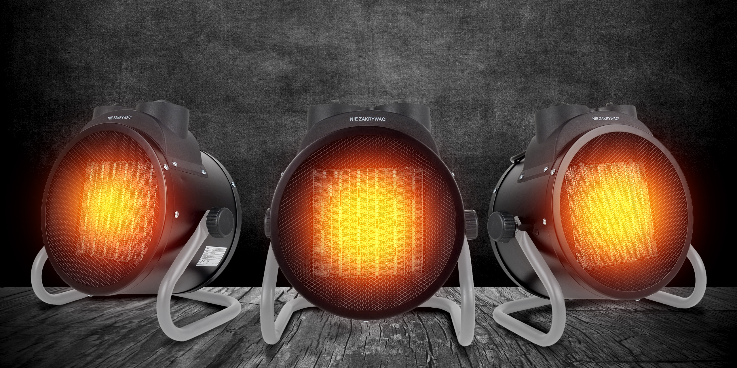 NAGRZEWNICA ELEKTRYCZNA GRZEJNIK FARELKA 2 kW Klasa efektywności energetycznej A++