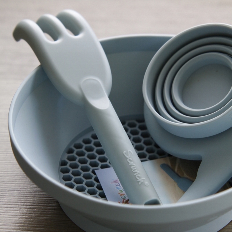 Grabki Scrunch - Lila Wiek dziecka 12 m +