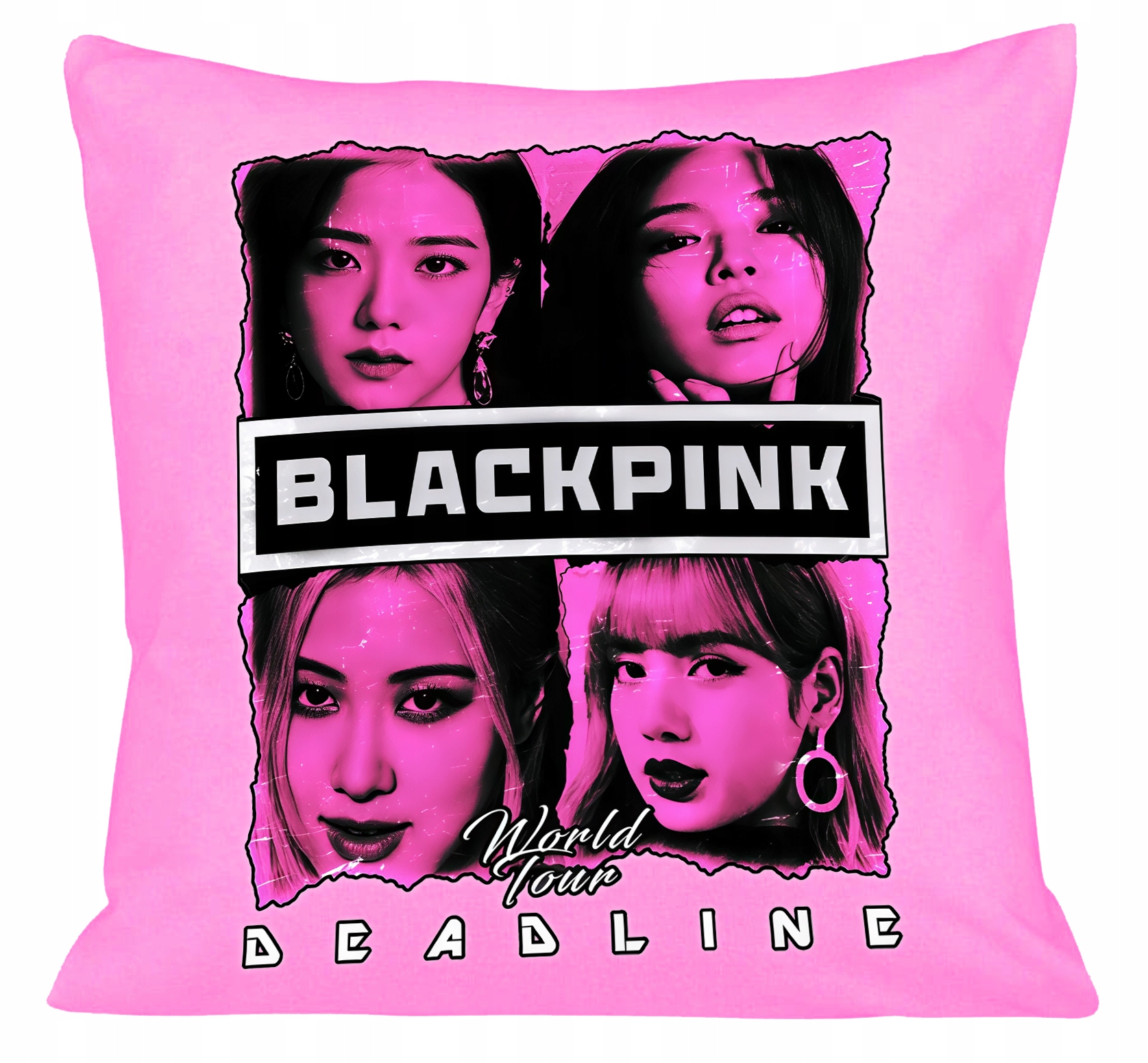Polštář Růžový Blackpink Hudební Skupina Kpop Dárek Dárek Jméno