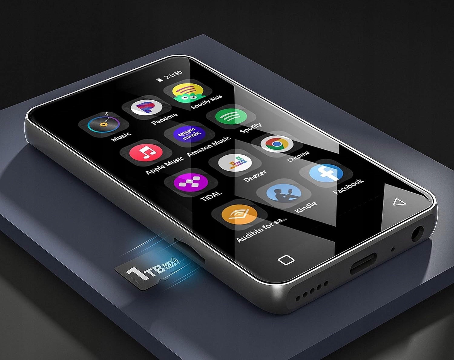 Odtwarzacz MP3 Spotify Wi-Fi Bluetooth Android ekran dotykowy HiFi dźwięk Komunikacja Bluetooth Wi-Fi