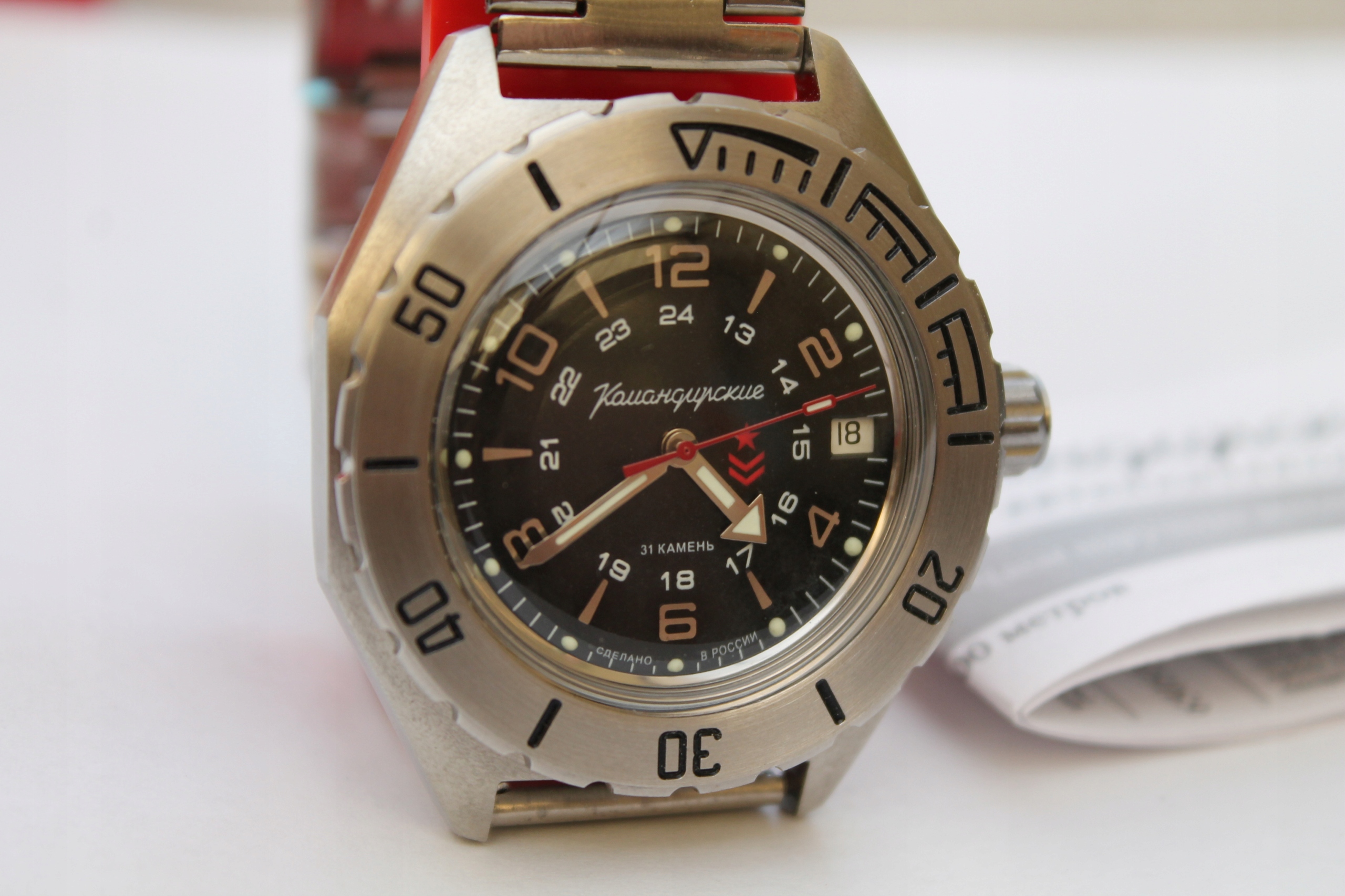 Wostok Vostok K-65 Ocel Automat 200 m NOVÝ!!650538