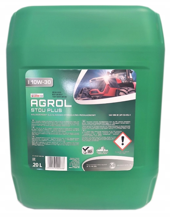 LOTUS AGROL STOU PLUS 10W30 20L