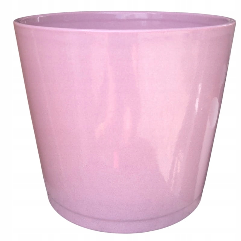 

Różowa osłonka doniczka Scheurich ceramiczna