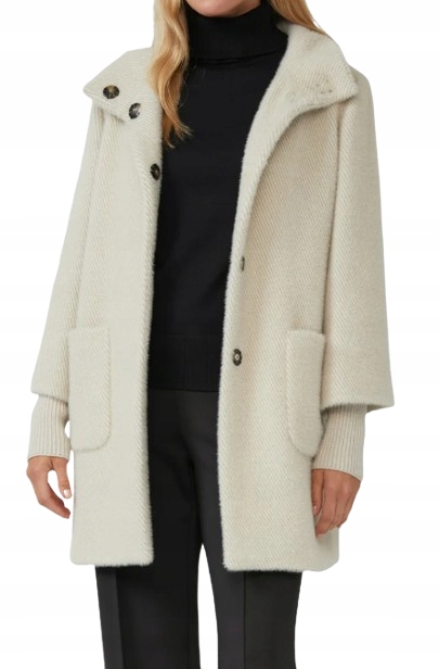 S.oliver Béžový Dámský Kabát S Dlouhým Rukávem 42 J9A