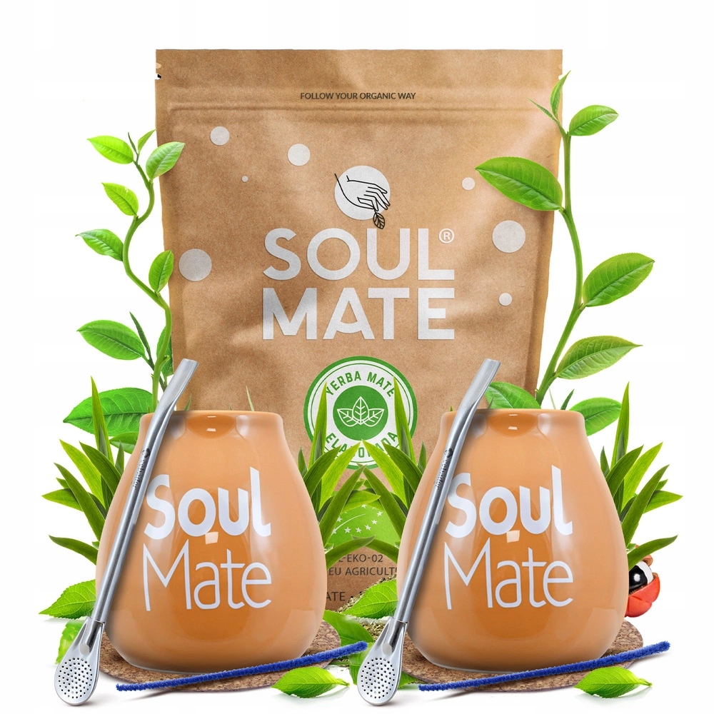 Levně Sada Yerba Mate Soul Mate Organica tykva 500 g