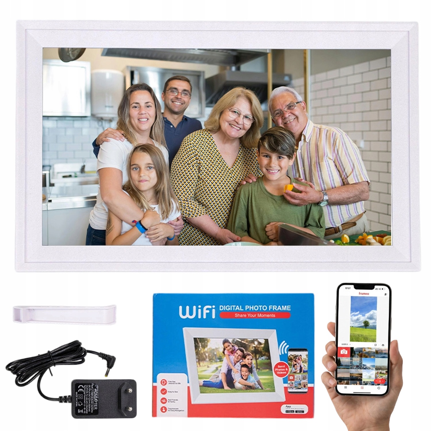 Digitální Rámeček Na Fotografie A Video Paměti IPS15.6" 32GB Vícejazyčný Displej