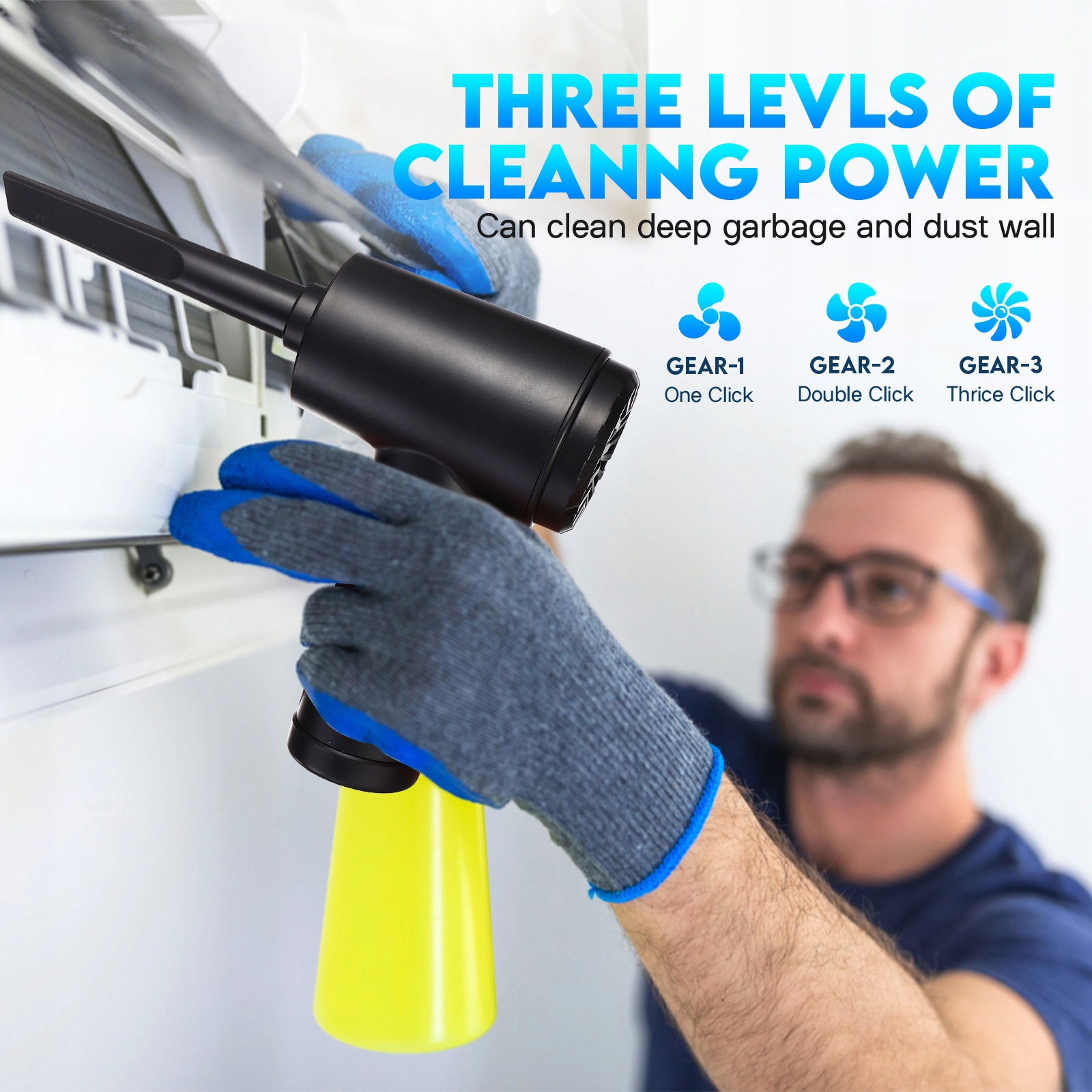 MOCNA ELEKTRYCZNA DMUCHAWA SPRĘŻONEGO POWIETRZA SPRĘŻARKA PYŁU Kod producenta WCXCV8ASD