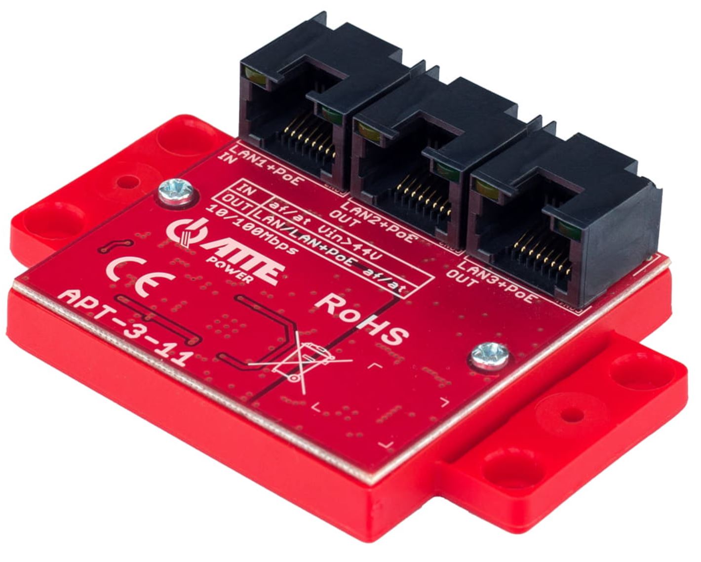 Switch Atte Power PoE XPOE-3-11A 3-portowy