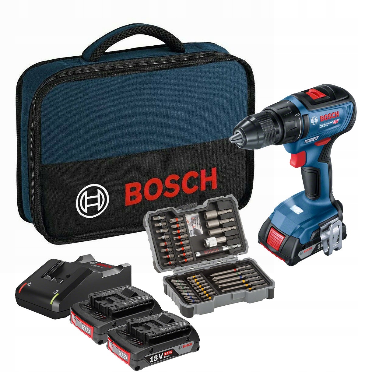 

Wiertarko-wkrętarka Aku.gsr 18V-50 2*2.0AH Bosch