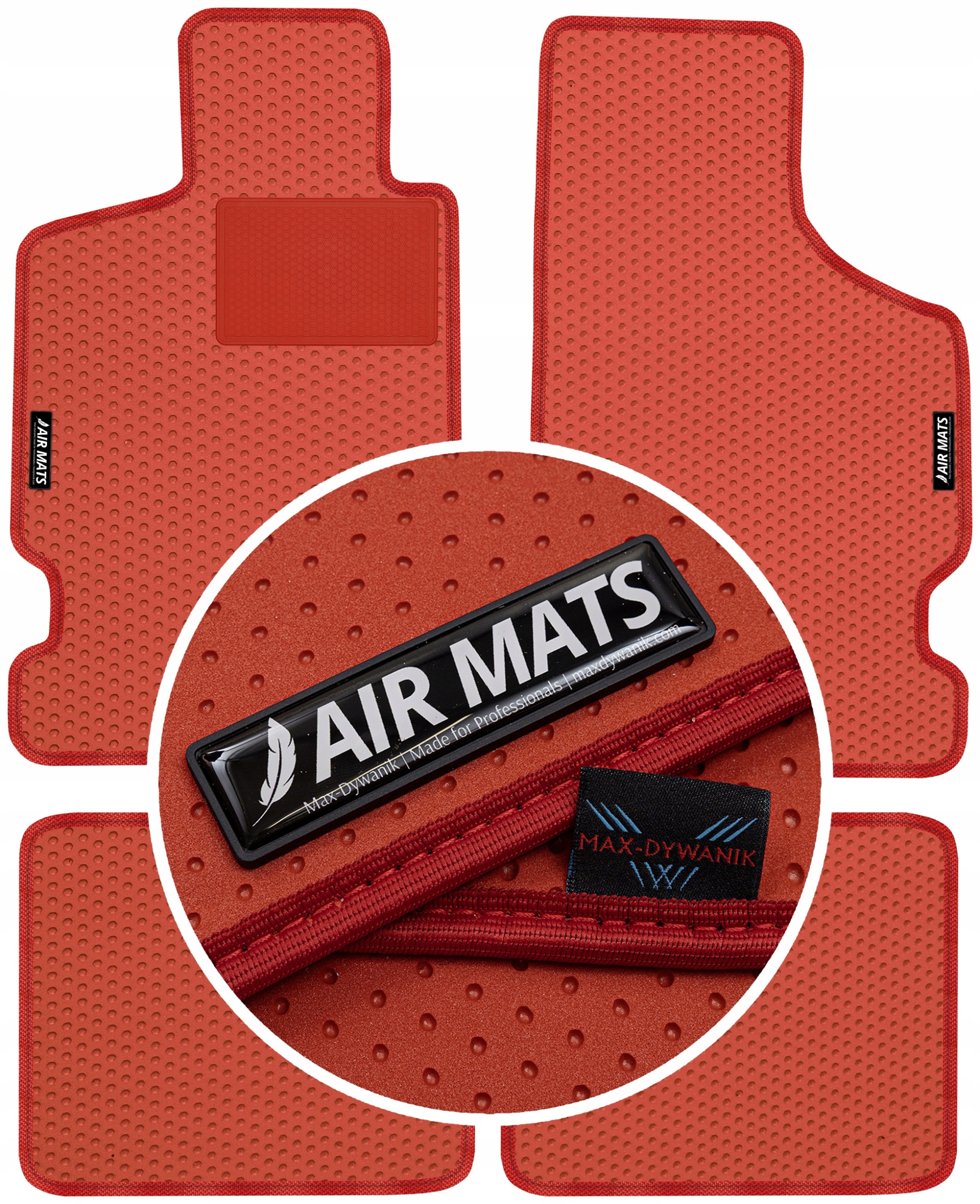 Citroen Saxo Hb 1999-2003 Gumové autokoberce Air Mats Červené