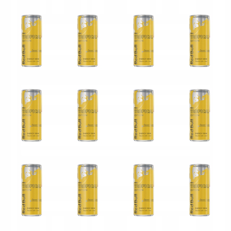 Red Bull Energy Drink The Tropical Edition 250 ml X12