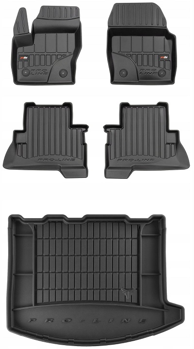 Set 3D Gumové rohože a rohože Ford Escape 3 2013-2019 zw