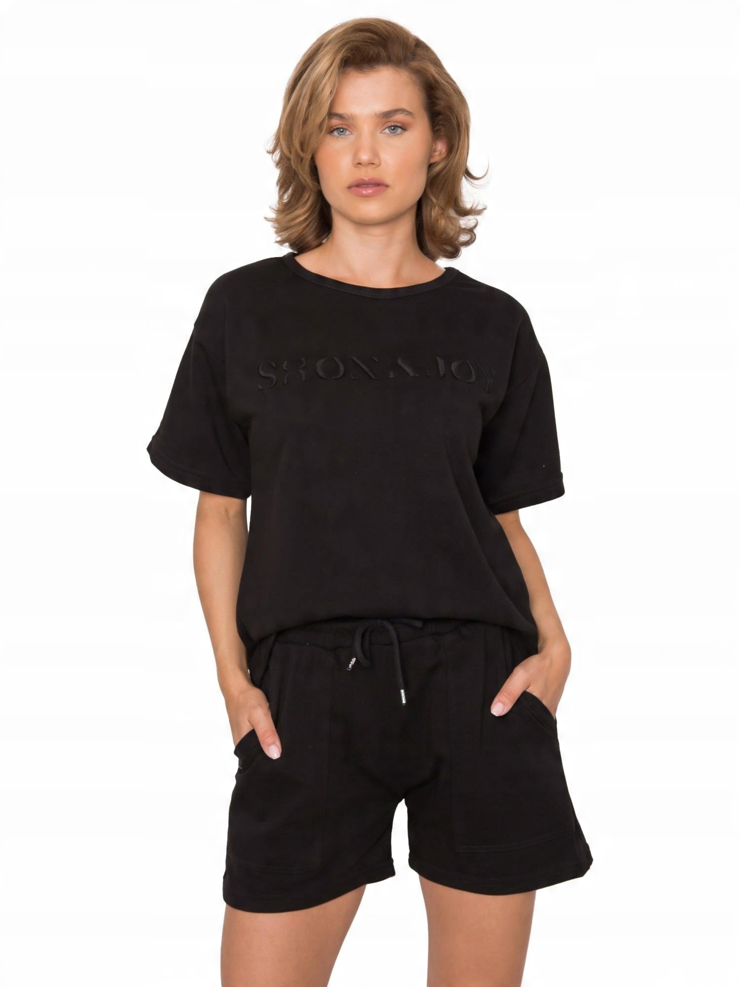 

Bawełniany Komplet Damski bluza szorty - S/m