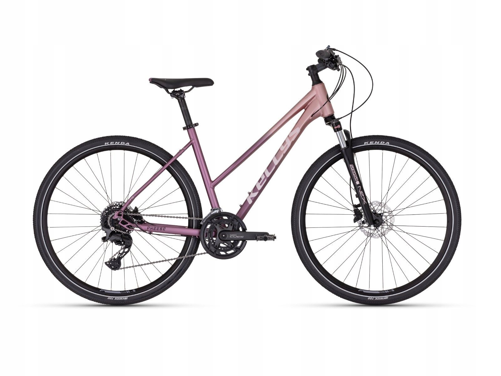 Rower damski crossowy Kellys Pheebe 70 Rosy Violet 28 Rozmiar ramy S