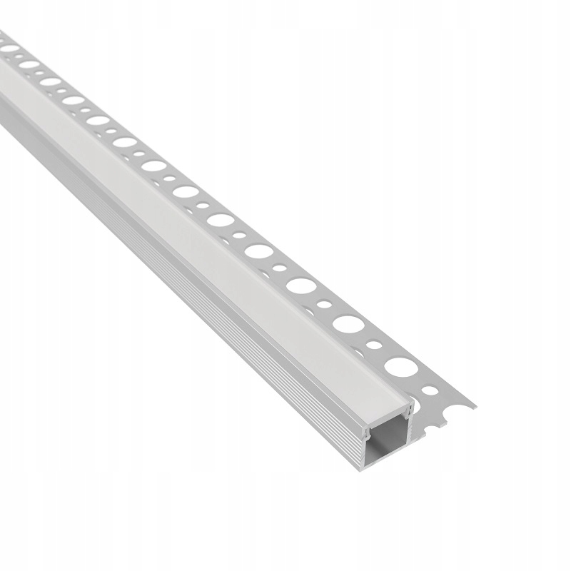 Profil budowlany LED do płytek, prosty krańcowy 3m aluminium IP44