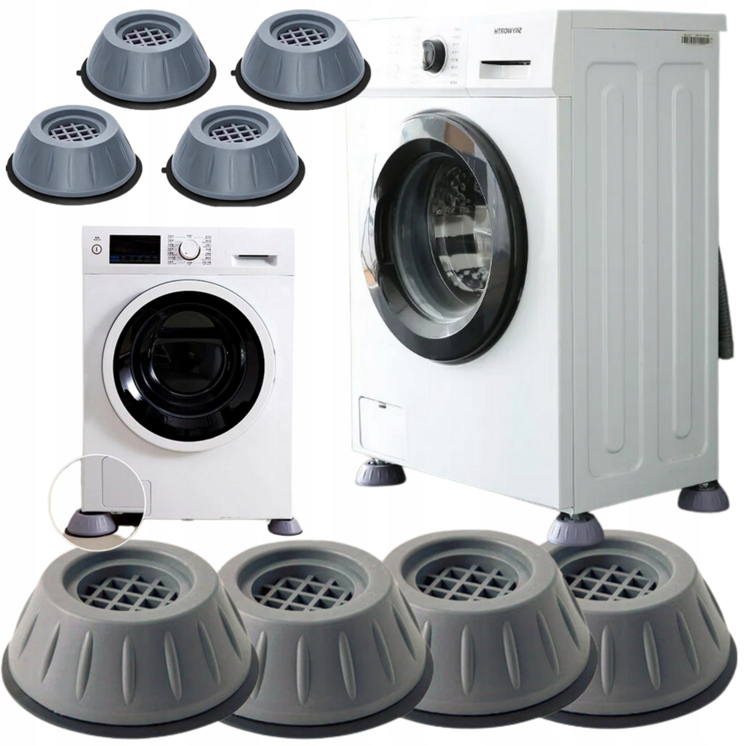 REZGÉSCSILLAPÍTÓ ALÁTÉT MOSÓGÉPEKHEZ GUMI KÉSEK Márka márkanév nélkül