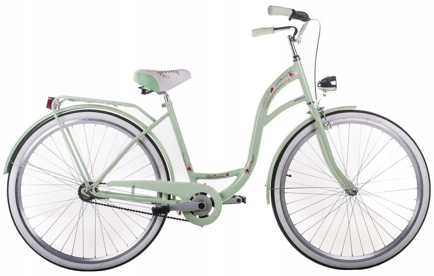 Rower Damski Retro Miejski Vanessa 28 Miętowy