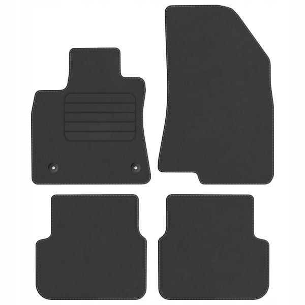 Dacia Logan III 21 – velurové koberce Comfort Grafit