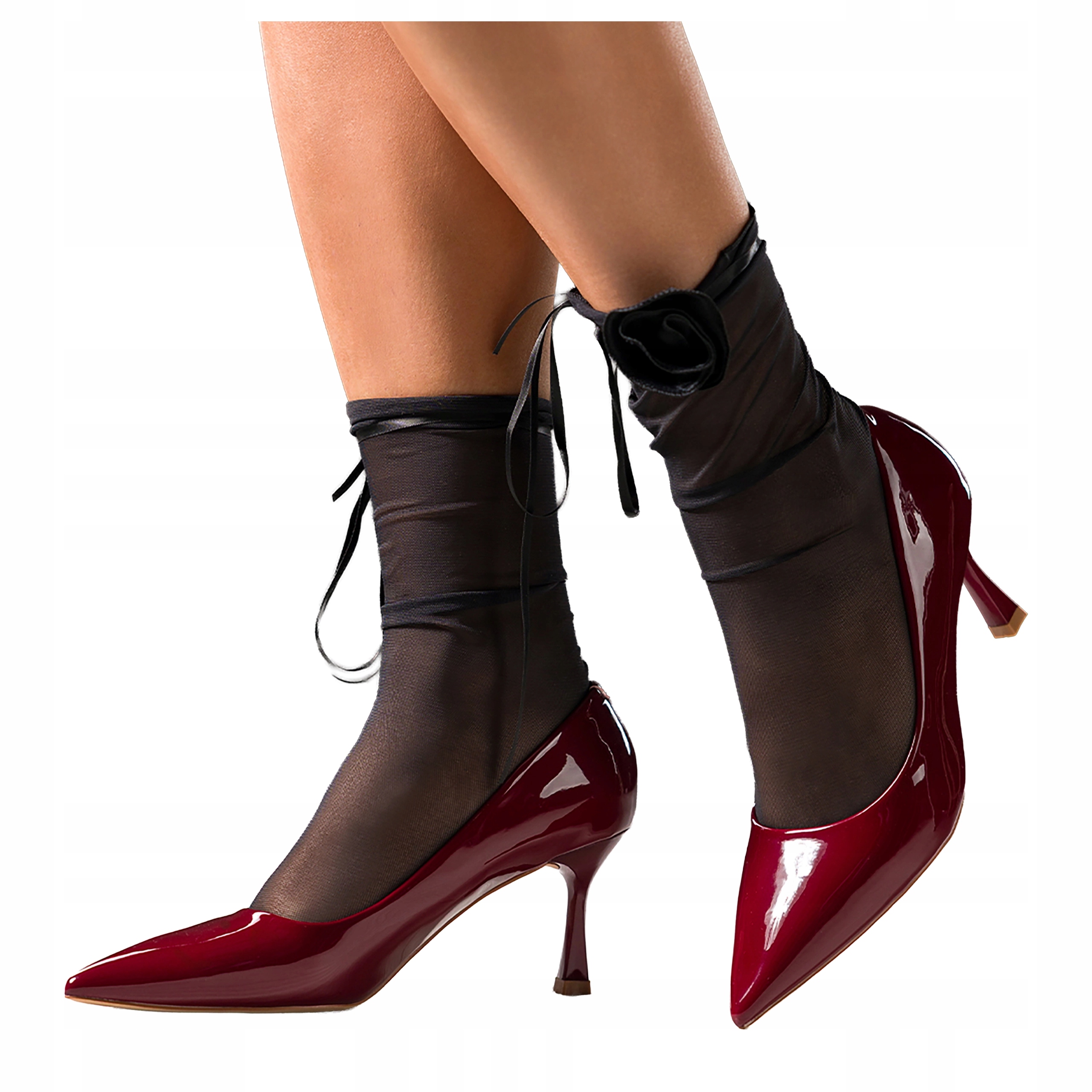 Bordové Lodičky Dámské lodičky Obcas Kieliszek Módní Lakované vel. 38