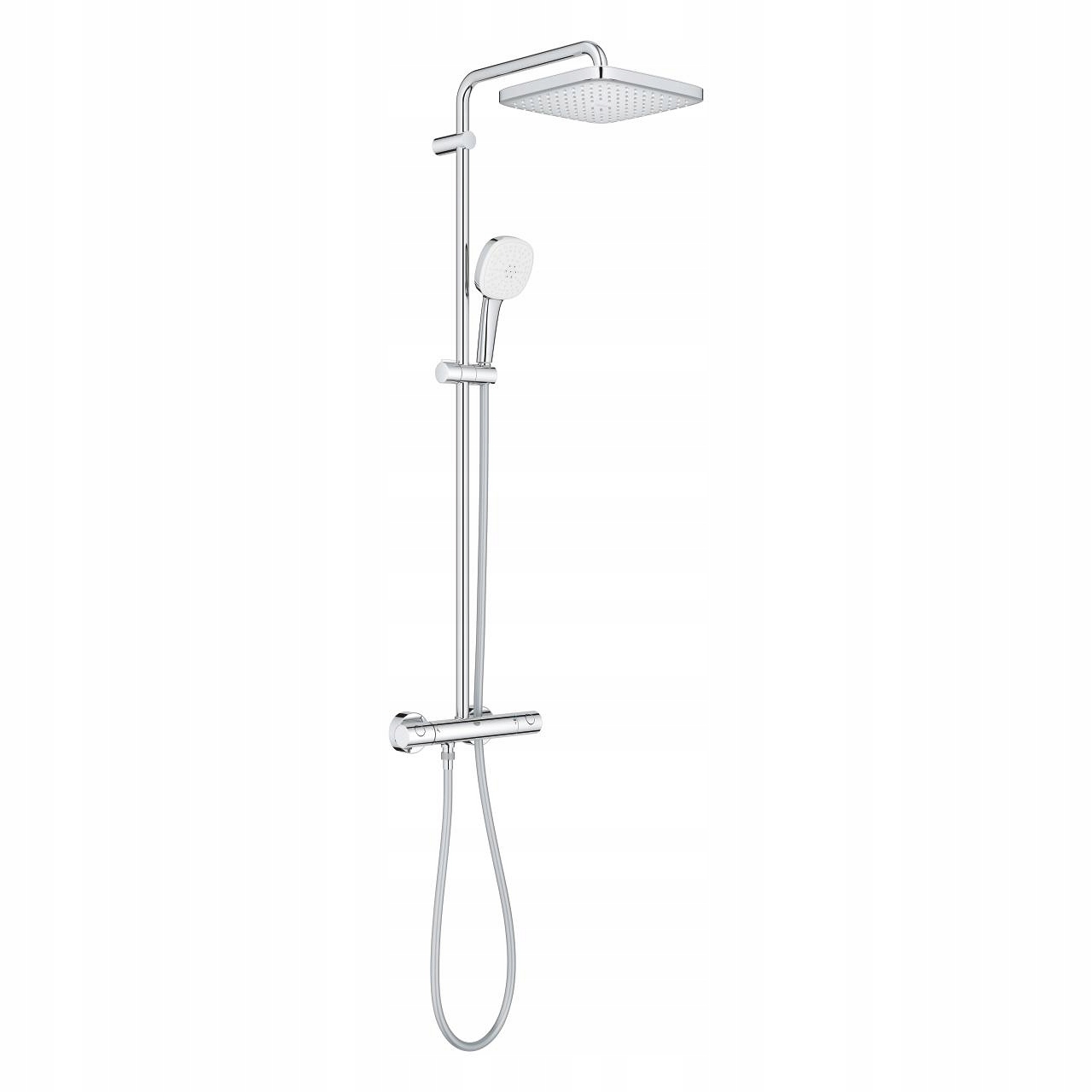 Grohe Zestaw Prysznicowy Natynkowy Tempesta Cube 250 Chrom Z Termostatem
