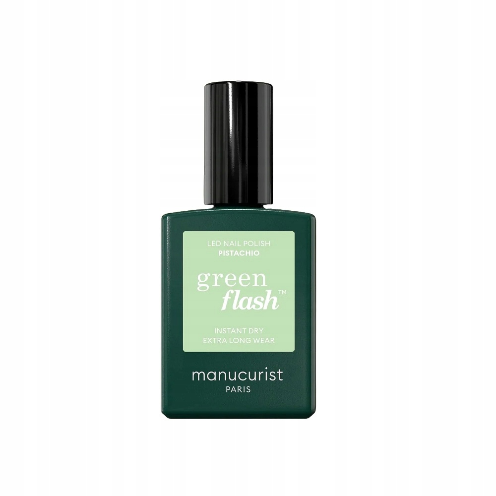 Manucurist Green Flash Led Gel Nail Lacquer Lakier Do Paznokci Pistachio