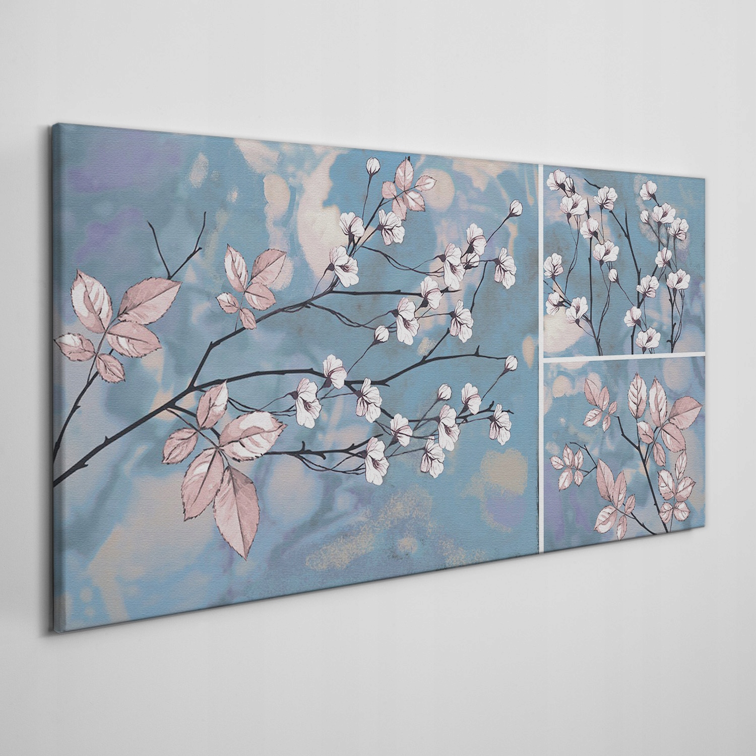

Obraz ścienny na płótnie Kwiaty gałęzie 120x60 cm