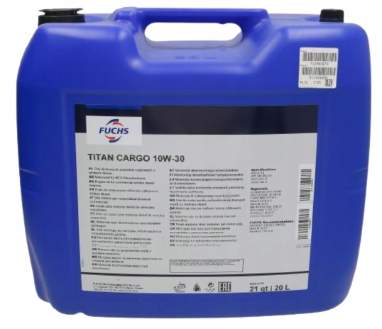 FUSH AGRIFARM TITAN CARGO 10W30 20L