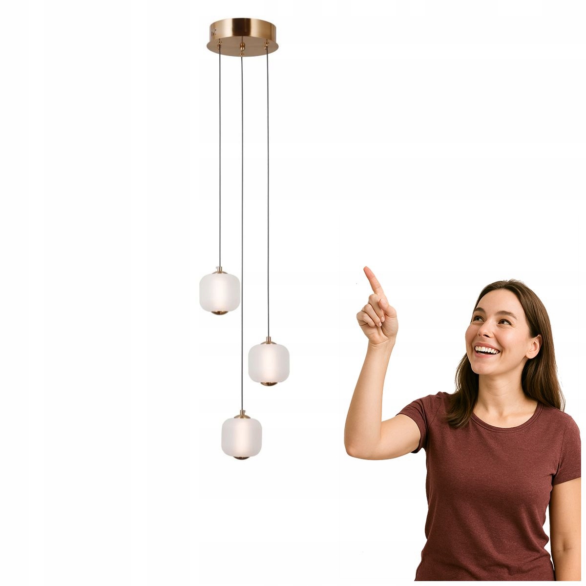 Závesná Led lampa Ganti Moderná do obývacej izby 8W Italux