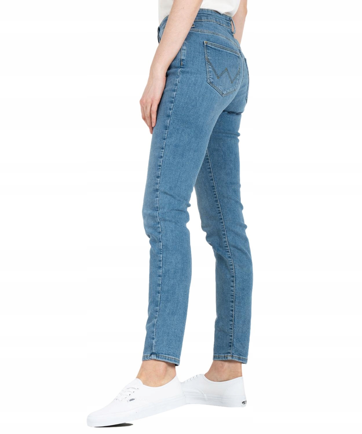 Jeansy Wrangler Skinny W28KKRP21 Mambo Blue 27/32 Rozmiar 27/32