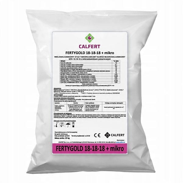 

Nawóz Fertygold 18-18-18+mikro 25KG