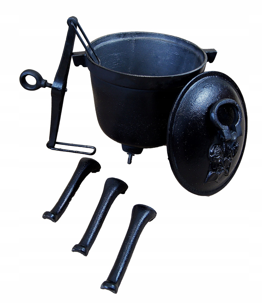 Kociołek Myśliwski Garnek Żeliwny Polski 5L Pojemność 5 l