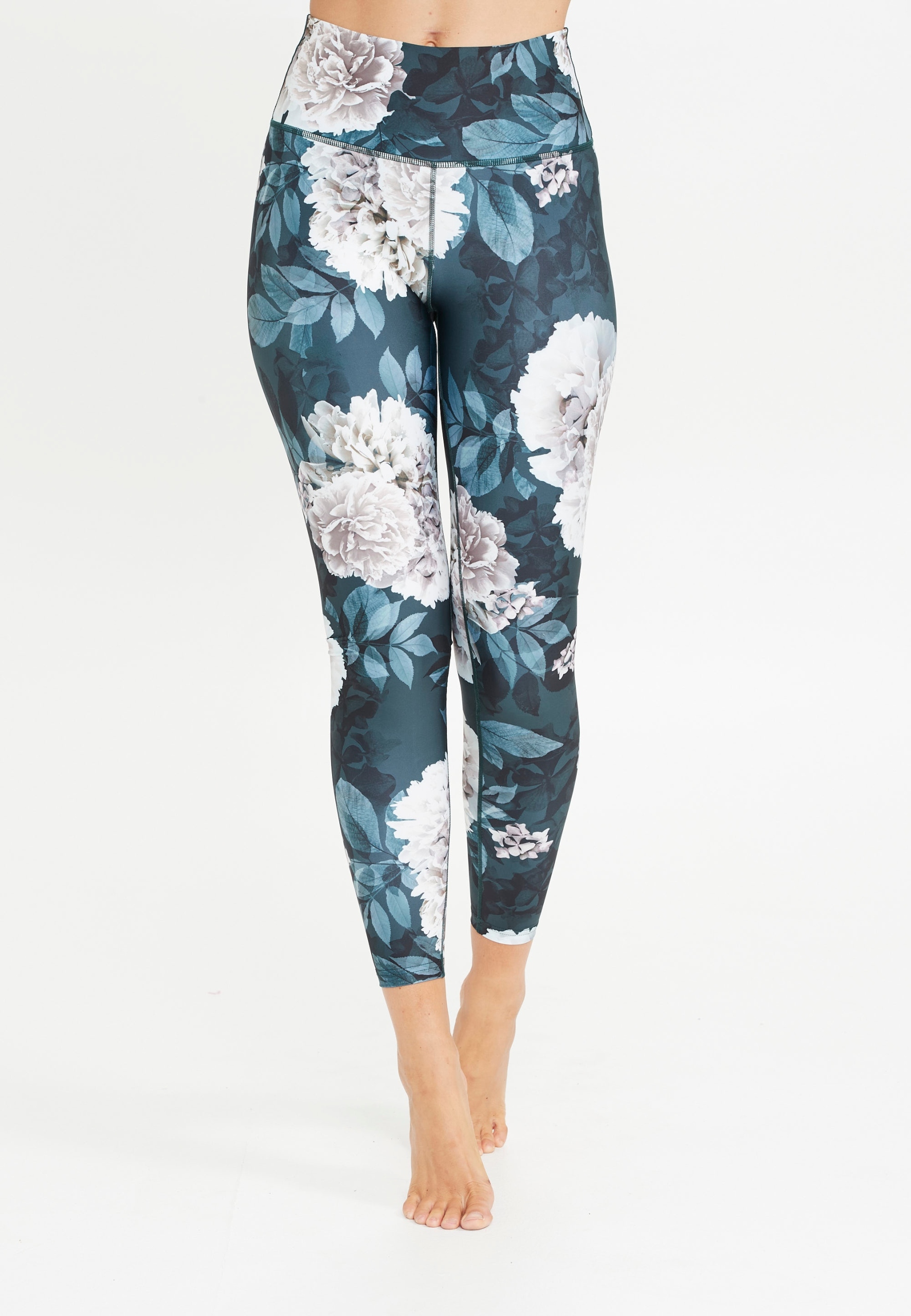 Dámské tréninkové legíny Athlecia France Print Navy 42