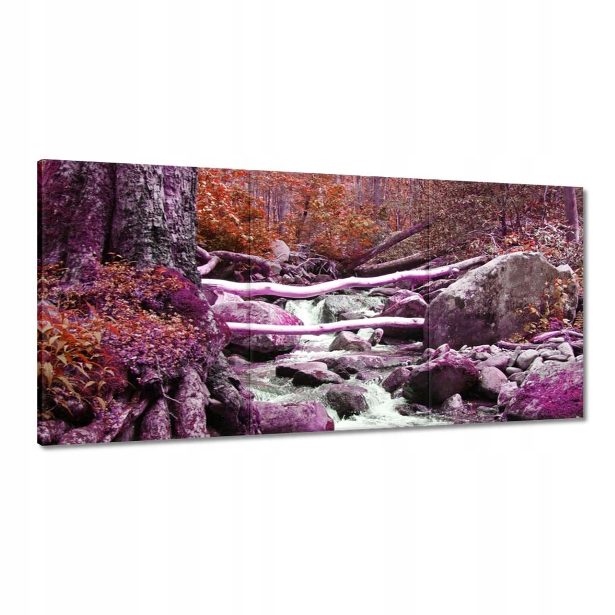Obrazy 120x60 Fialová kaskáda