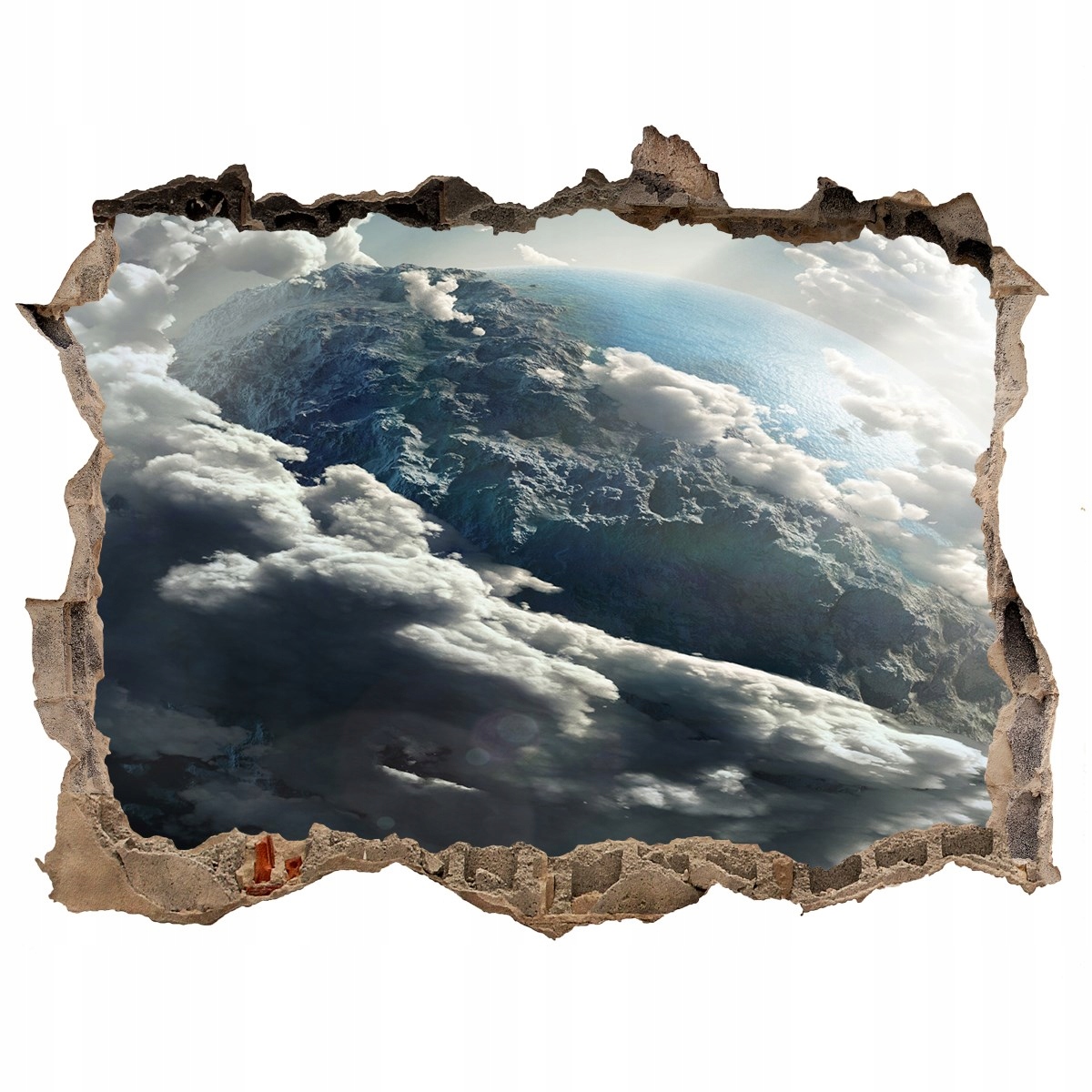 

Foto zdjęcie dziura ścienna Planeta Ziemia 120x81