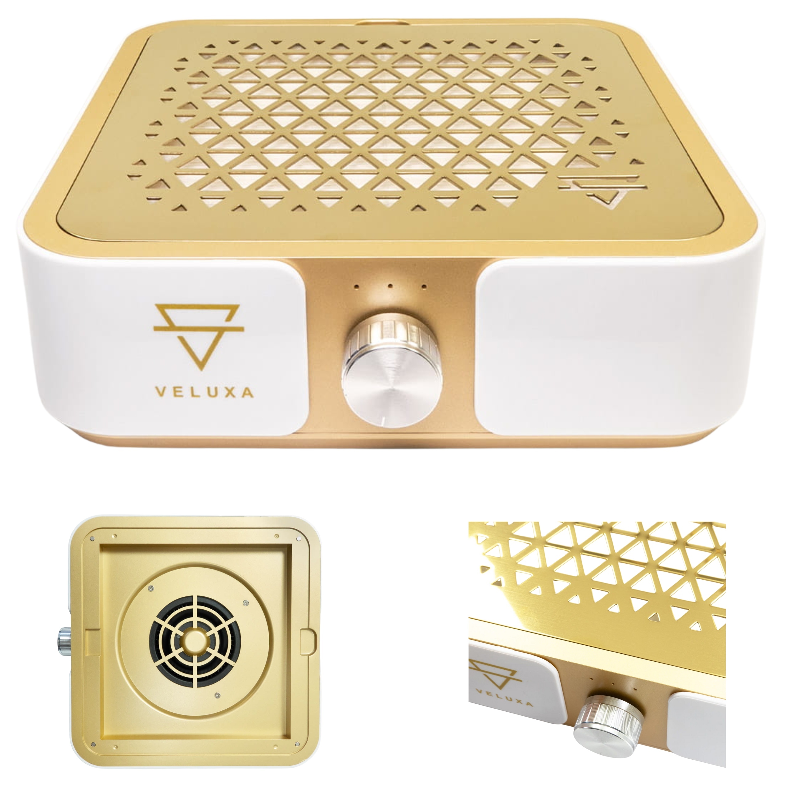 Odsávačka Prachu Veluxa Manikúra na nehty nastavitelný 60W Zlatý
