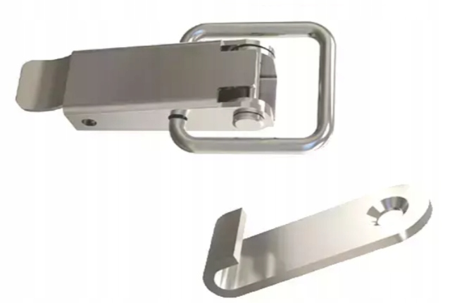 Zatrzask kolankowy 47×22,5mm Inox zapinany na długi uchwyt iMATX