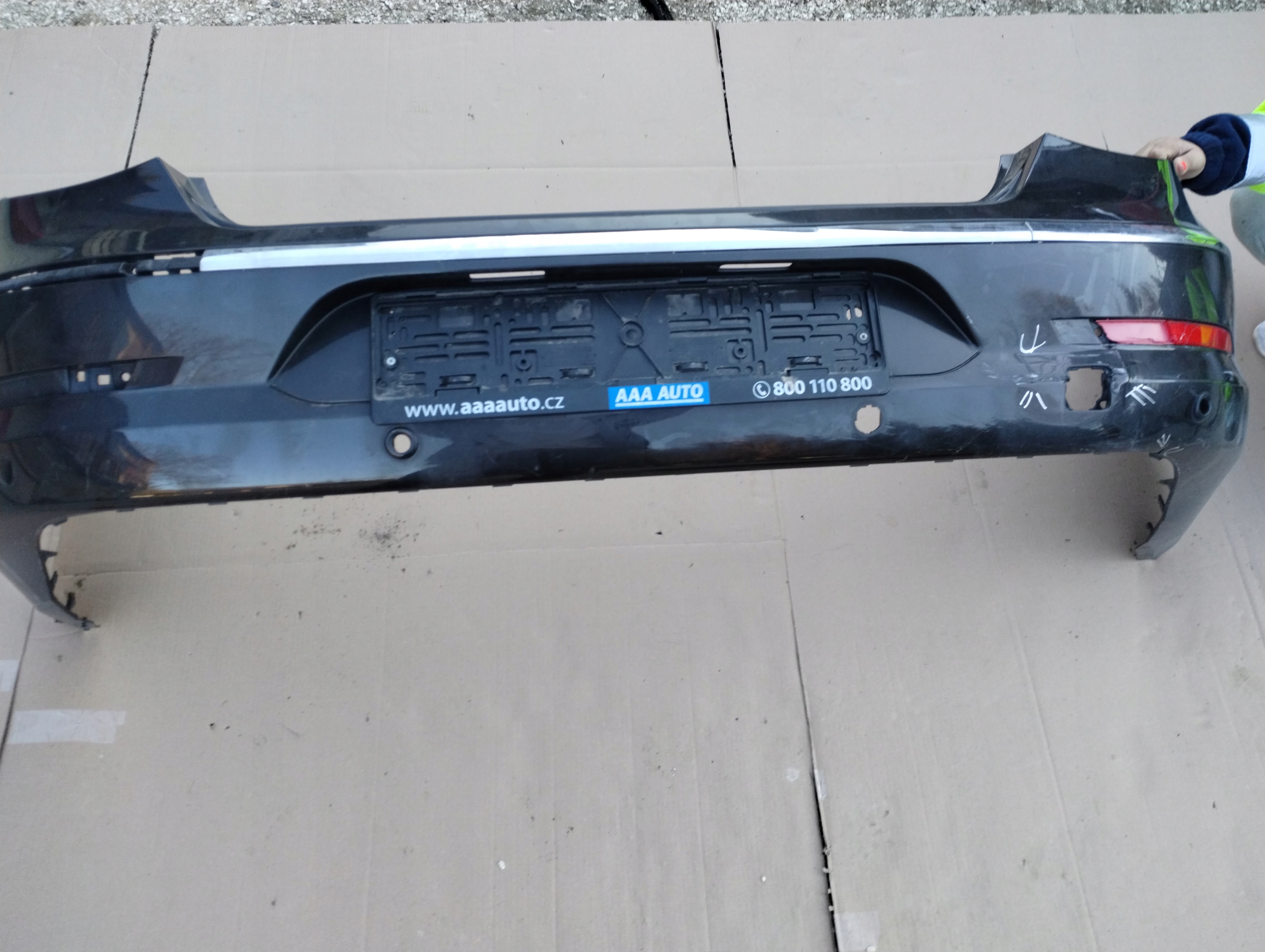 VW PASSAT CC 08-12 Stoßstange heck 3C8807421