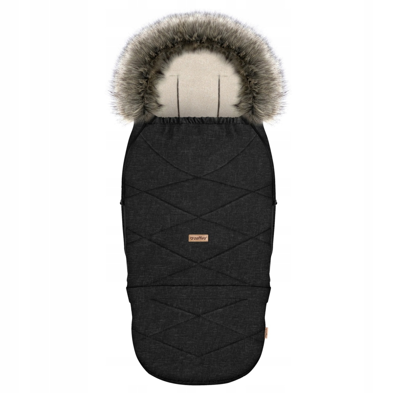 Zaffiro Regulowany śpiwór z torbą GrowUP Scandi 0-36m black