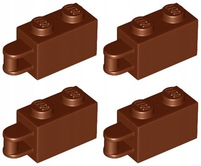 

Lego 34816 Klocek Z Uchwytem brązowy (4g) 4 szt.