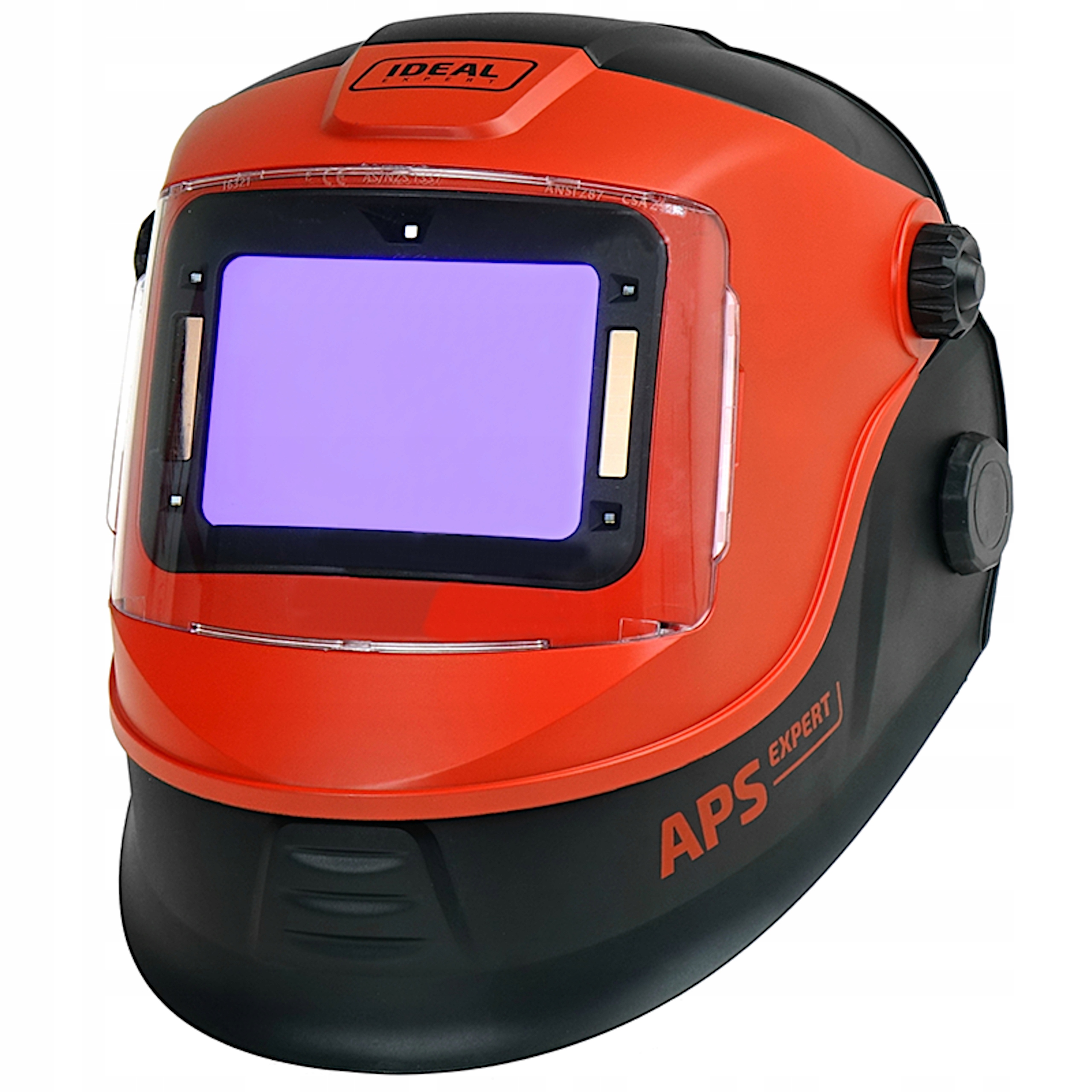 Automatická Svařovací Přilba Ideal Aps Expert P31 F1 Černo Červená