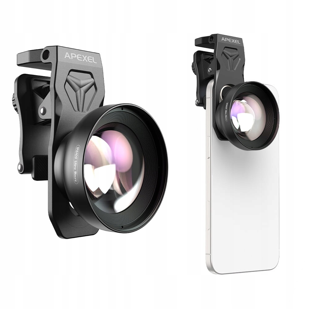 Obiektyw do telefonu Ultra Macro Apexel APL-HB100U montaż na klips