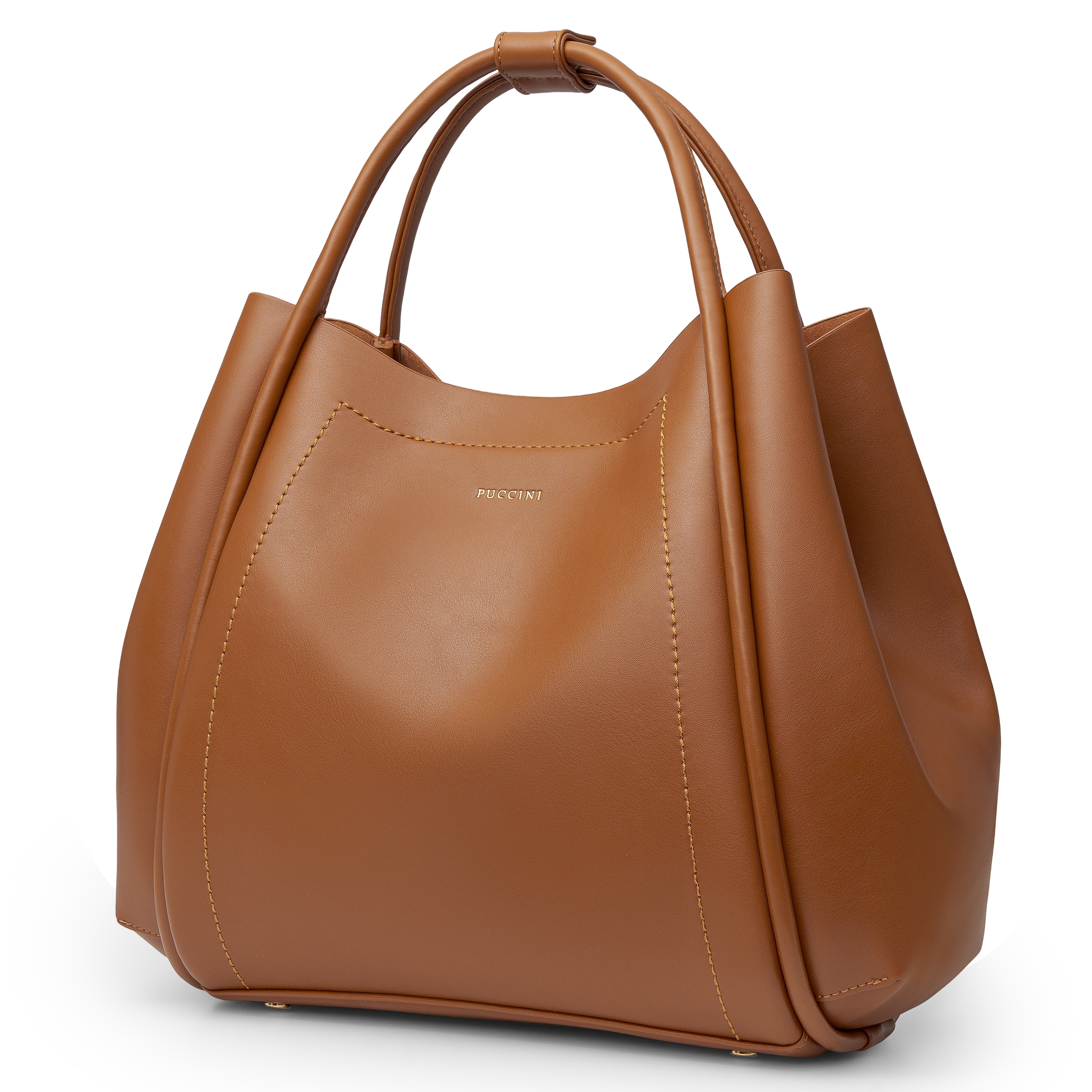 Dámská taška Shopper Velká hnědá Ekokůže Puccini BK1261000D-2B