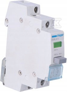 PŘIC.16A,1Z, ZIEL.L.SYG.230V Ac