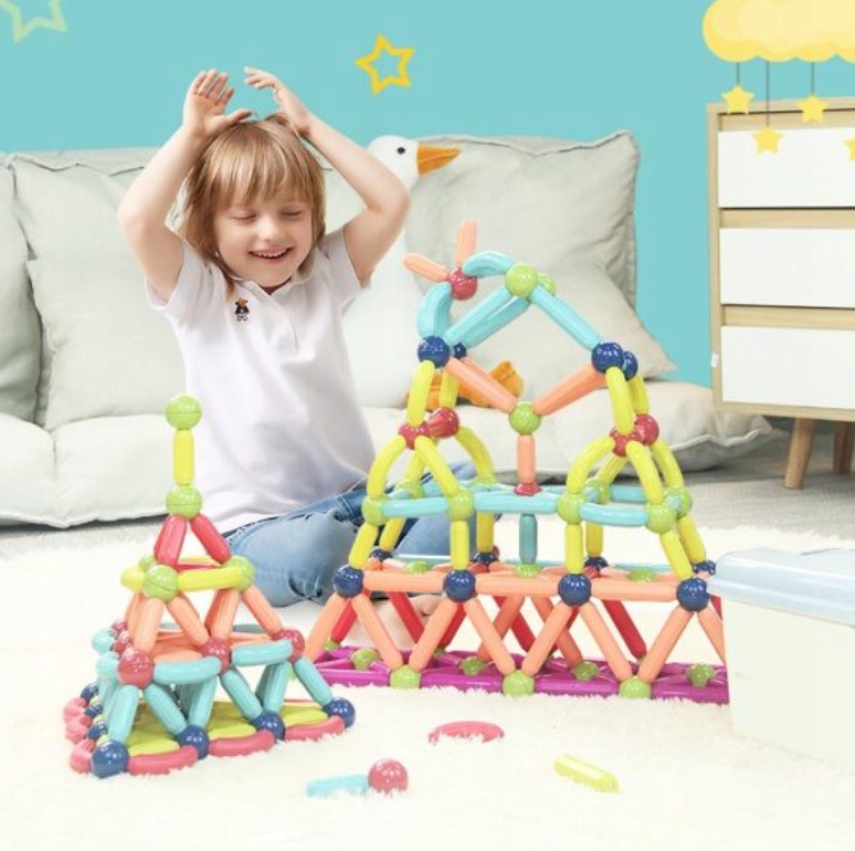 MagBlocks – klocki magnetyczne 64szt. Stan opakowania oryginalne