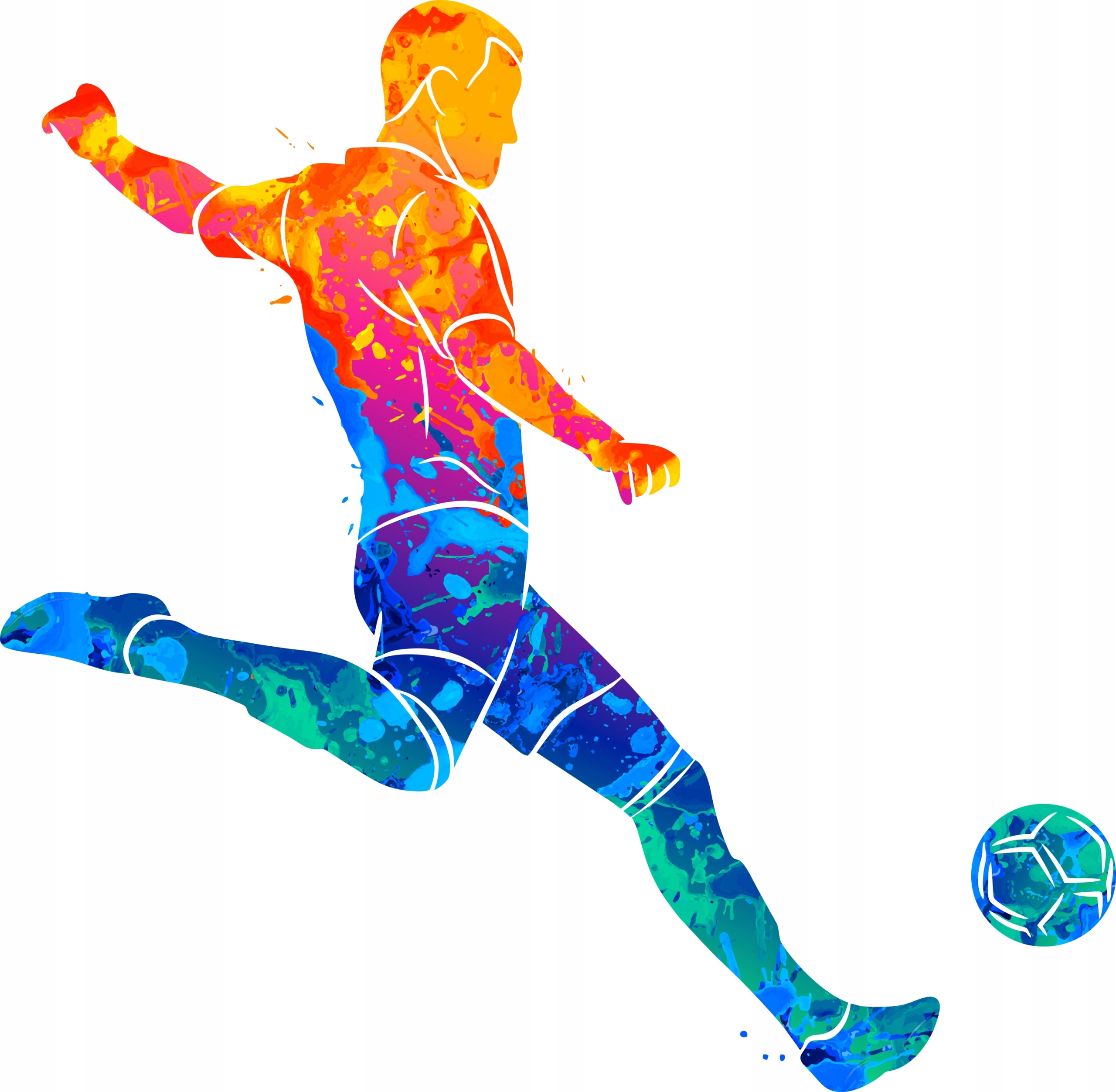 

Naklejki na ścianę dla dzieci chłopca Piłka Nożna