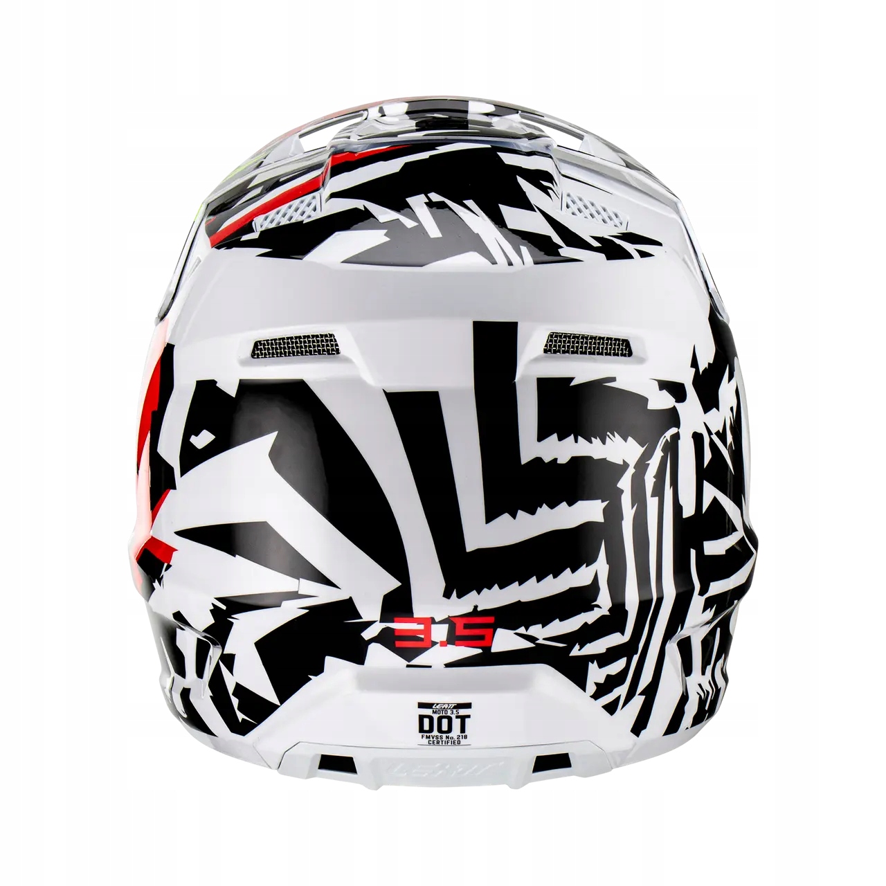 LEATT KASK MOTO 3.5 JUNIOR (DZIECIĘCY) V23 HELMET ZEBRA L (53-54 cm) Rozmiar L